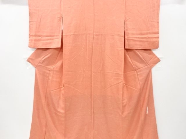 リサイクル　作家物　草葉模様江戸小紋着物